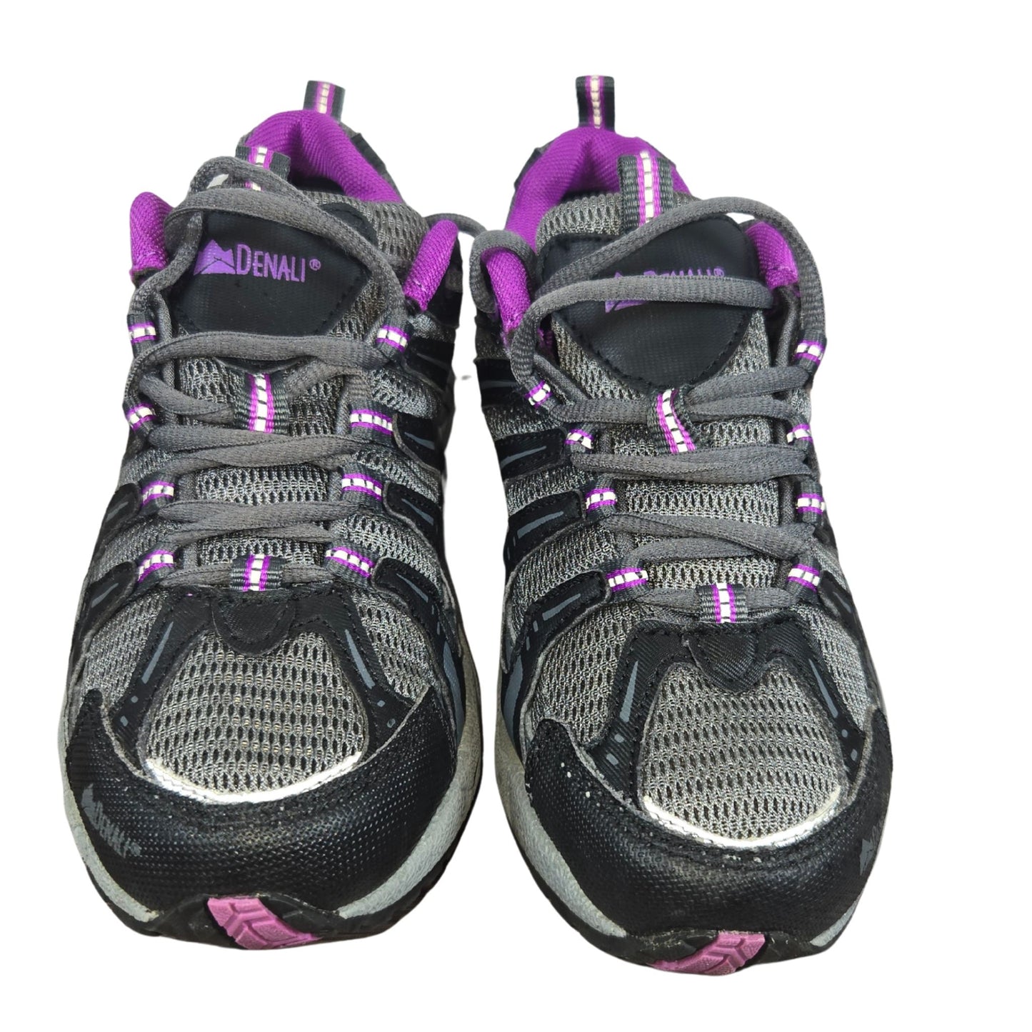 Denali Shoes, Purple Black Gray, Hiking Style, Walking Athletic