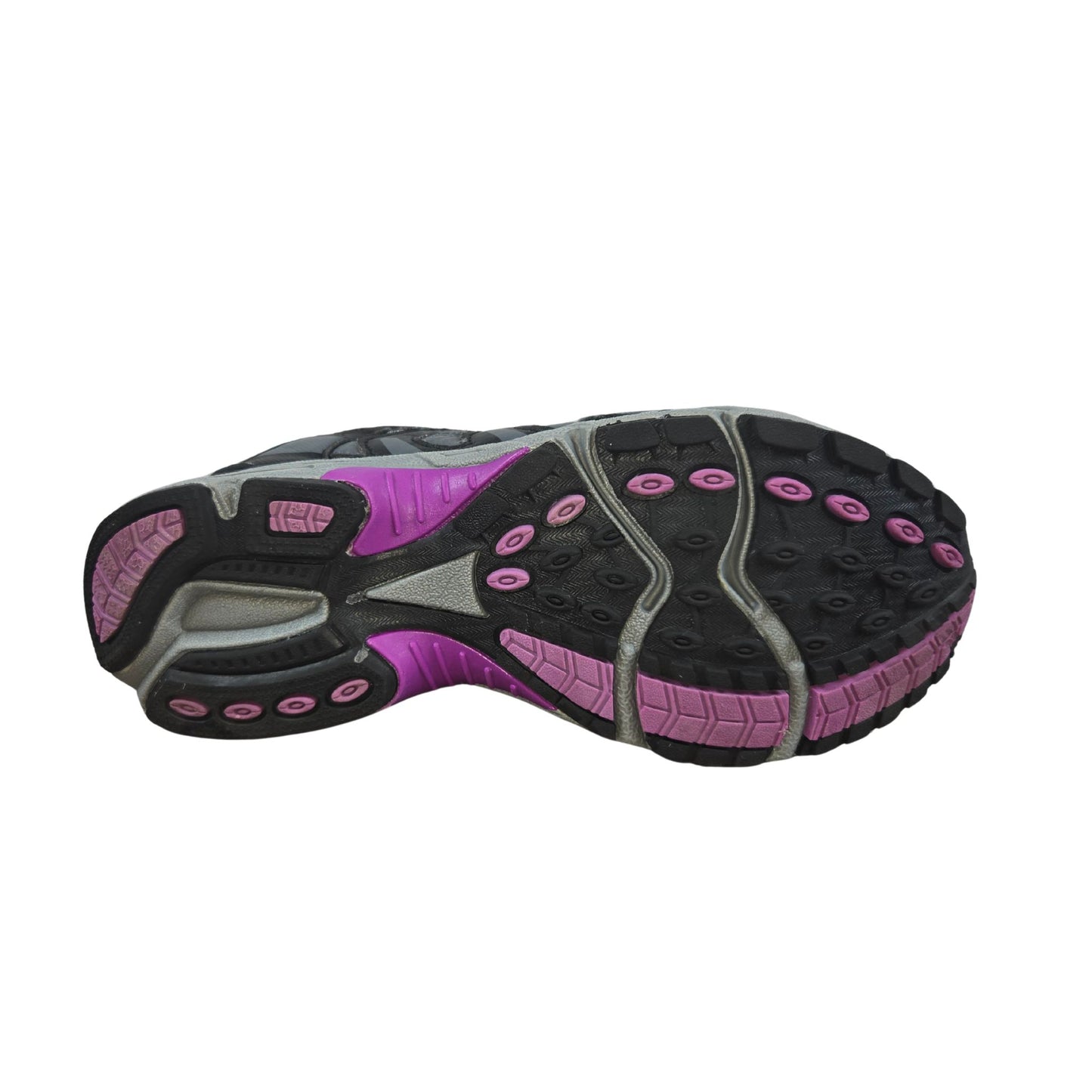 Denali Shoes, Purple Black Gray, Hiking Style, Walking Athletic