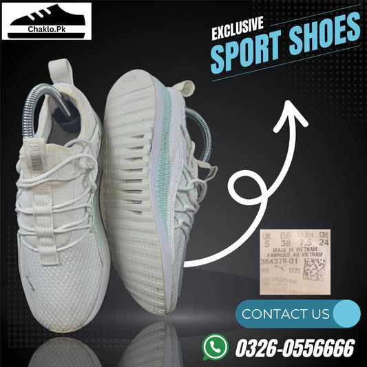 Puma Women's Pacer Next Cage 384378-01 White Running Shoes Sneakers Size PK 5