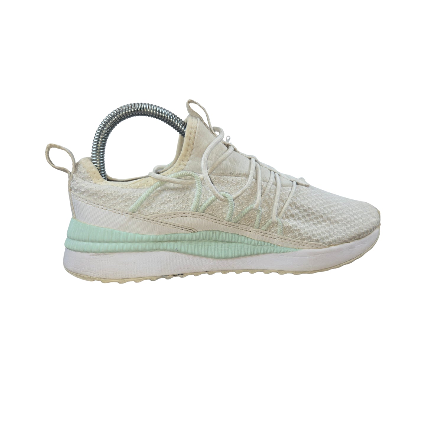 Puma Women's Pacer Next Cage 384378-01 White Running Shoes Sneakers Size PK 5