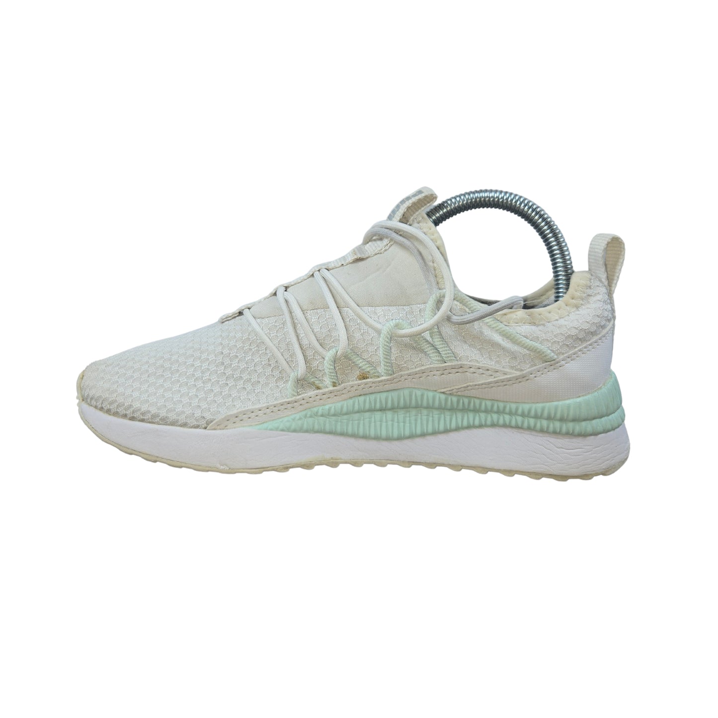 Puma Women's Pacer Next Cage 384378-01 White Running Shoes Sneakers Size PK 5