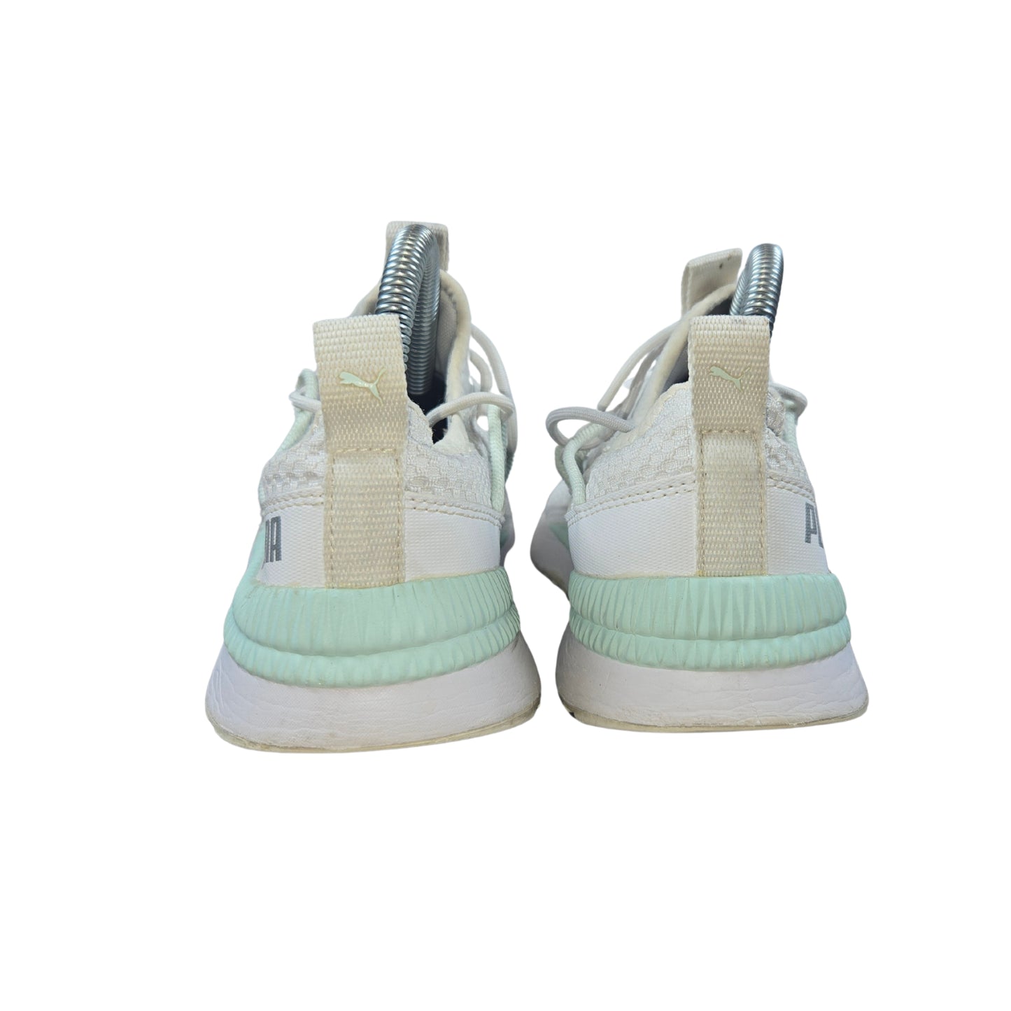 Puma Women's Pacer Next Cage 384378-01 White Running Shoes Sneakers Size PK 5