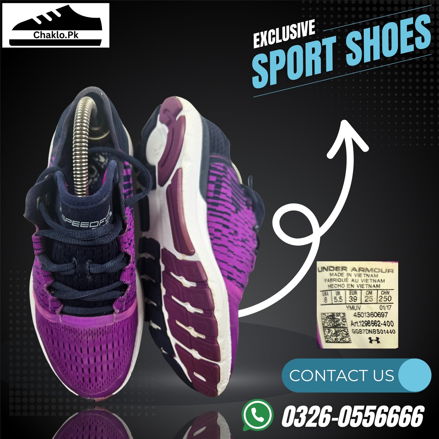 Under Armour SF Gemini 3 1298662-400 Purple Running Shoes